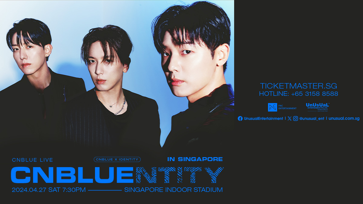 2024 CNBLUE LIVE CNBLUENTITY IN SINGAPORE Singapore Sports Hub